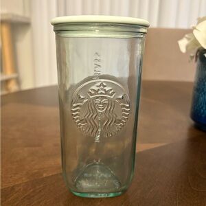 Starbucks Mint Lid Glass Tumbler